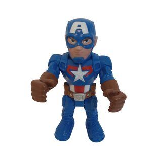 Hasbro Marvel Captain America Toy Action Figure Blue White Red 6 Inch